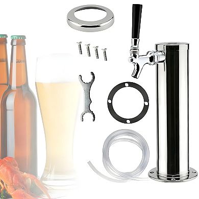 Stainless Steel Beer Dispenser With Single Tap