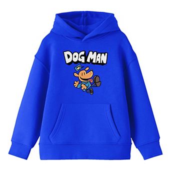 Boys Dog Man Character and Logo Hoodie