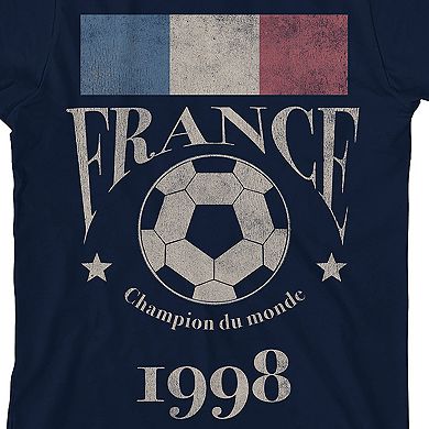 Boys Team Gear Vintage France Short Sleeve Tee