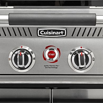 Cuisinart Propel Four Burner 3-in-1 Gas Grill, Griddle & Pizza Oven
