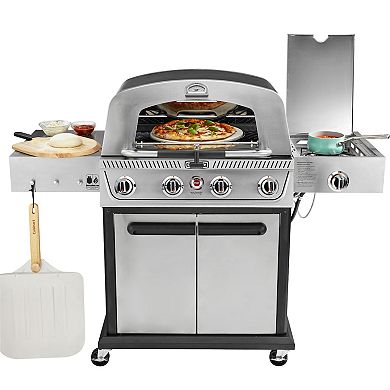 Cuisinart Propel Four Burner 3-in-1 Gas Grill, Griddle & Pizza Oven