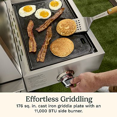 Cuisinart Propel Four Burner 3-in-1 Gas Grill, Griddle & Pizza Oven