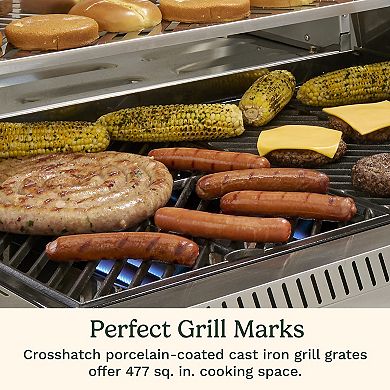 Cuisinart Propel Four Burner 3-in-1 Gas Grill, Griddle & Pizza Oven