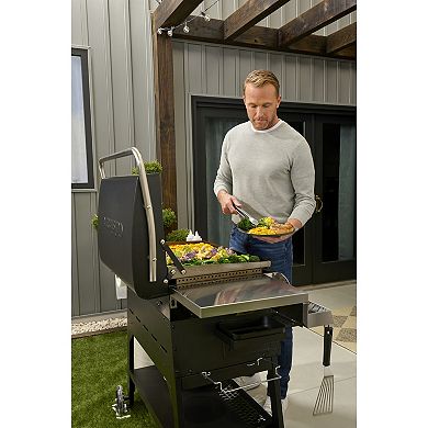Cuisinart 28-in. Outdoor 2-in-1 Griddle & Broiler