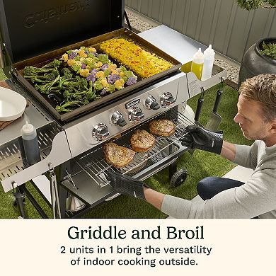 Cuisinart 28-in. Outdoor 2-in-1 Griddle & Broiler