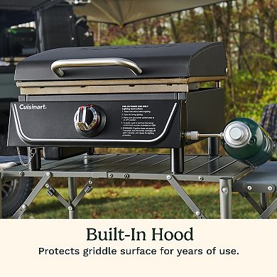 Cuisinart 17-in. Tabletop Gas Griddle with Hood