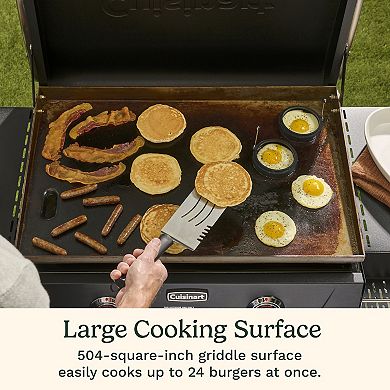 Cuisinart 28-in. Outdoor Griddle with Hood