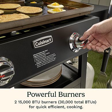 Cuisinart 28-in. Outdoor Griddle with Hood