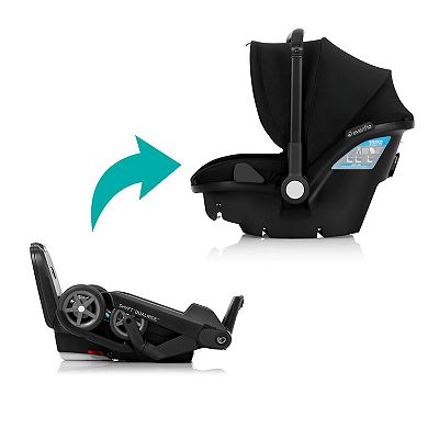 Evenflo Shyft DualRide Infant Lightweight Car Seat and Stroller Travel System