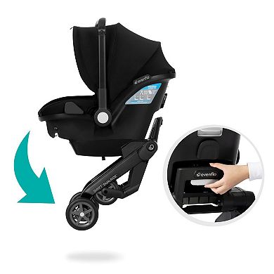 Evenflo Shyft DualRide Infant Lightweight Car Seat and Stroller Travel System