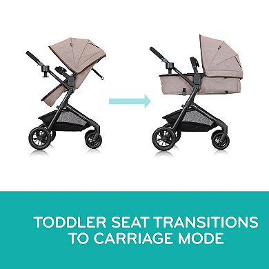 Evenflo Pivot 6-Modes Travel System with LiteMax Infant Car Seat