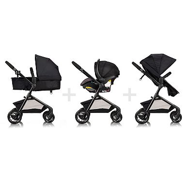 Evenflo Pivot 6-Modes Travel System with LiteMax Infant Car Seat