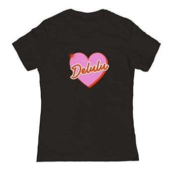 Junior's Delulu Heart Valentine's Day Graphic Tee