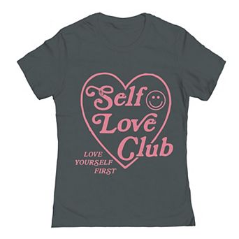 Junior's Grayson Threads The Label Self Love Valentine's Day Graphic Tee