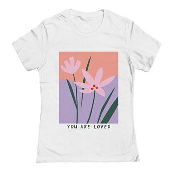 Junior's Grayson Threads The Label You Are Loved Valentine's Day Graphic Tee