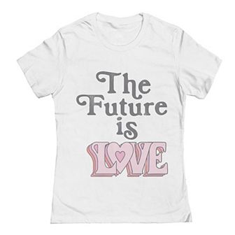 Junior's Grayson Threads The Label The Future Is Love Valentine's Day Graphic Tee