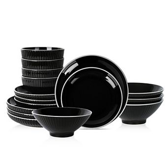 Christian Siriano New York® Lustra Stoneware 16 pc Dinnerware Set in Teal