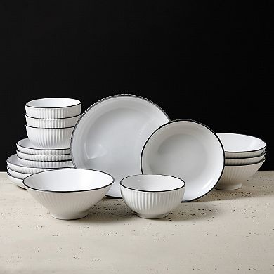 Christian Siriano New York® Lustra 32-Piece Dinnerware Stoneware Set