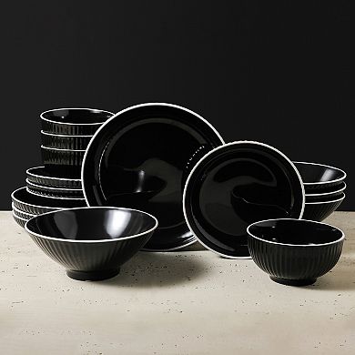 Christian Siriano New York® Lustra 32-Piece Dinnerware Stoneware Set