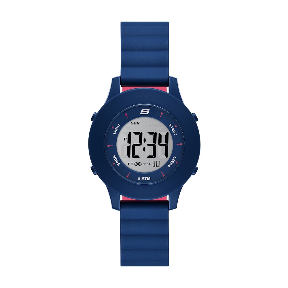 Skechers® Women's 37mm Rosencrans Silicone Digital Watch - SR633