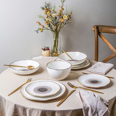 Christian Siriano New York® Luma 16-Piece Dinnerware Porcelain Set