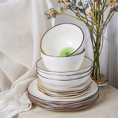 Christian Siriano New York® Luma 16-Piece Dinnerware Porcelain Set