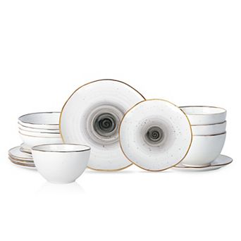 Christian Siriano New York® Luma 16 pc Dinnerware Porcelain Set