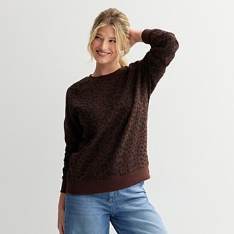 Women's Sonoma Goods For Life® Fleece Crewneck Sweatshirt