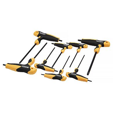 Mount 8PCS T-Handle Torx Star Key Set, Portable Driver Tool Kit with Storage Rack