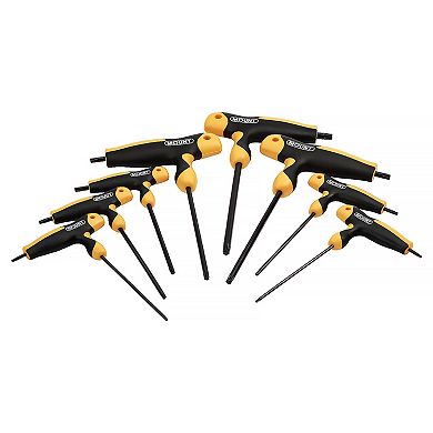 Mount 8PCS T-Handle Torx Star Key Set, Portable Driver Tool Kit with Storage Rack