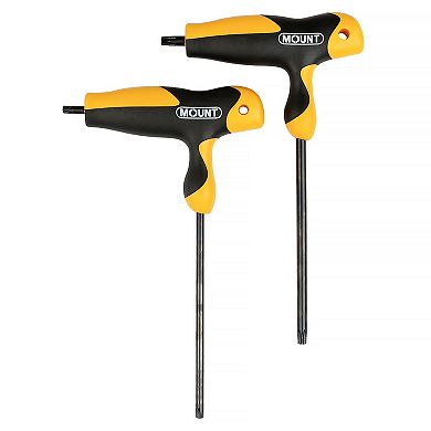 Mount 8PCS T-Handle Torx Star Key Set, Portable Driver Tool Kit with Storage Rack