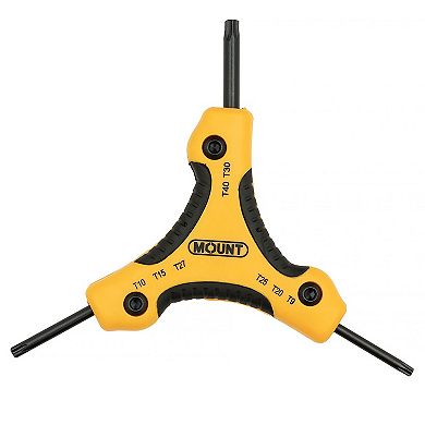 Mount 8PCS Folding Torx Star Key Set, Size T9-T40