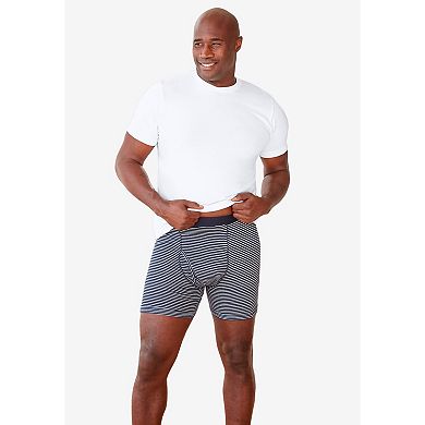 KingSize Men's Big & Tall 3-Pack Cotton Crewneck Undershirt