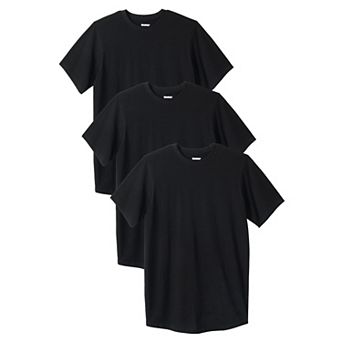 KingSize Men's Big & Tall 3-Pack Cotton Crewneck Undershirt