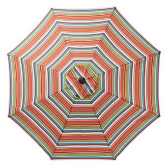BrylaneHome 9 Ft. Tilt-And-Crank Umbrella