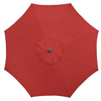 BrylaneHome 9 Ft. Tilt-And-Crank Umbrella