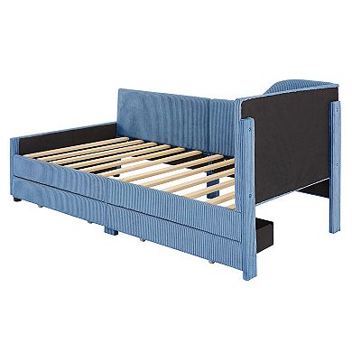 Merax L-Shaped Corduroy Daybed