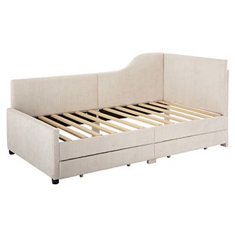 Merax L-Shaped Corduroy Daybed