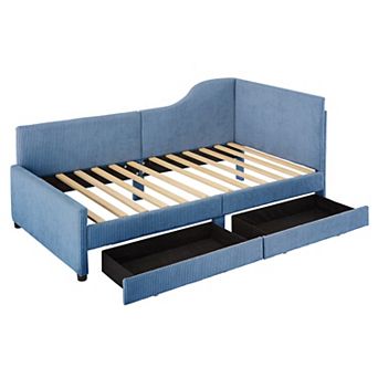Merax L-Shaped Corduroy Daybed