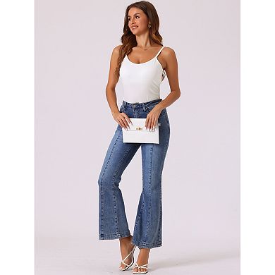 2 Pcs Women's Camisole Tops with Built in Bra Spaghetti Strap Scoop Neck Tank Top