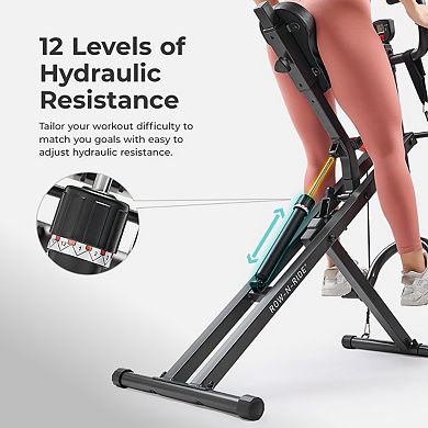 Sunny Health & Fitness Row-N-Ride® PRO Smart Squat Assist Trainer