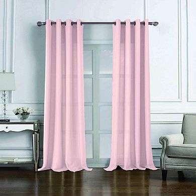 Cole Textured Grommet Room Darkening Curtain Panel