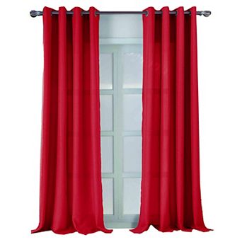 Cole Textured Grommet Room Darkening Curtain Panel