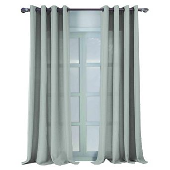 Cole Textured Grommet Room Darkening Curtain Panel
