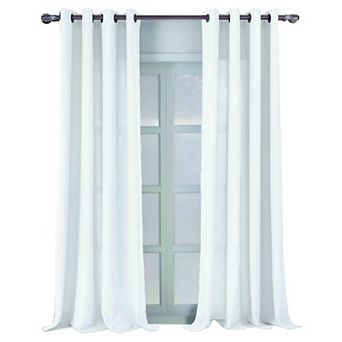 Cole Textured Grommet Room Darkening Curtain Panel