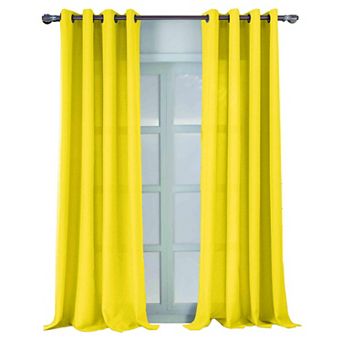 Cole Textured Grommet Room Darkening Curtain Panel