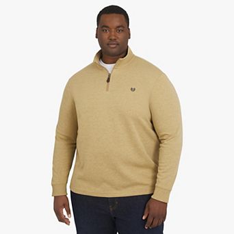 Big & Tall Chaps Long Sleeve 1/4 Zip Knit Sweater