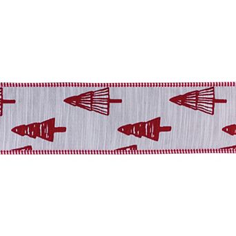 Melrose Pine Tree Wired Ribbon