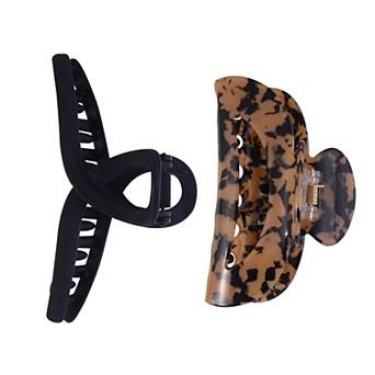 Emberly Acrylic Claw Hair Clip 2 pk