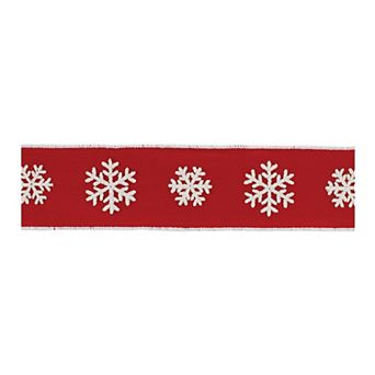 Melrose Holiday Snowflake Ribbon